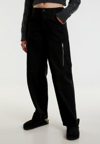 EDITED Relaxed fit -farkut - black