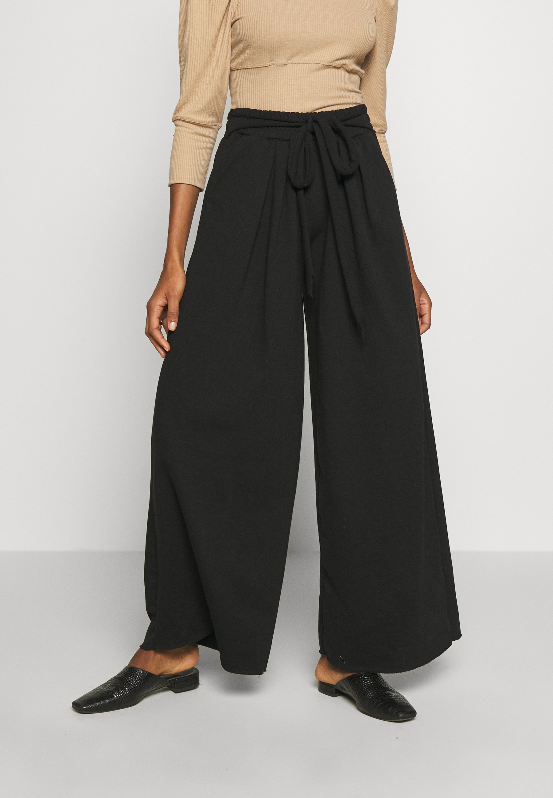 Trendyol Pantalones - black/negro - Zalando.es