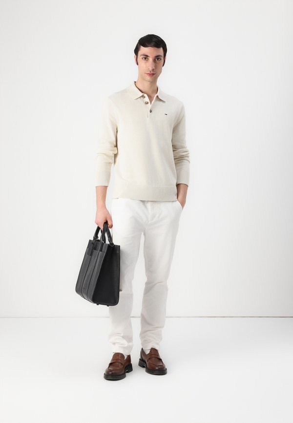 SLIM ESSENTIAL SWEATER - Long sleeved top - desert sand dune3