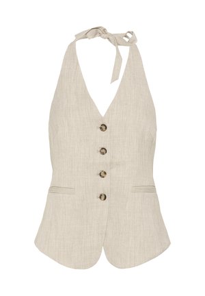 Kaffe, KAOMILA WAISTCOAT - Veste sans manches - feather gray melange