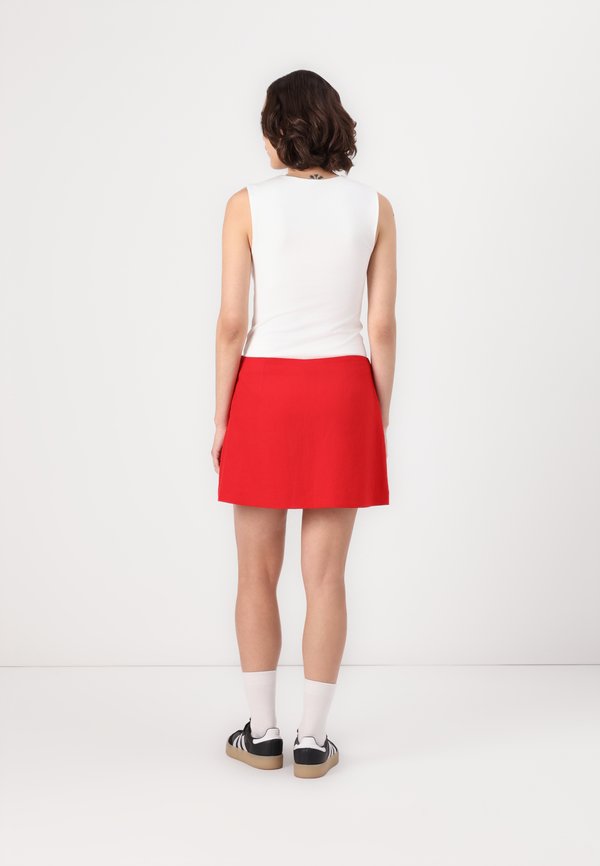 MINI SKORT - Mini skirt - tomato sauce4