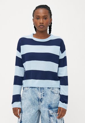 ONLDERRY STRIPE O NECK  - Camisola - blue stripes/naval academy