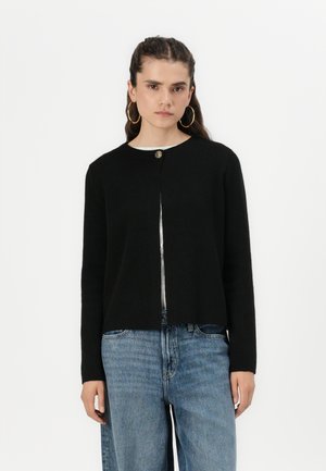 Vero Moda VMMARINA O NECK BOO - Cardigan - black