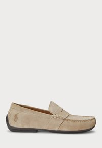 REYNOLD SUEDE DRIVER - Mokkasiinit - milkshake