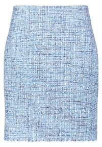 Betty Barclay GERADER SCHNITT - Minisukňa - light blue dark blue