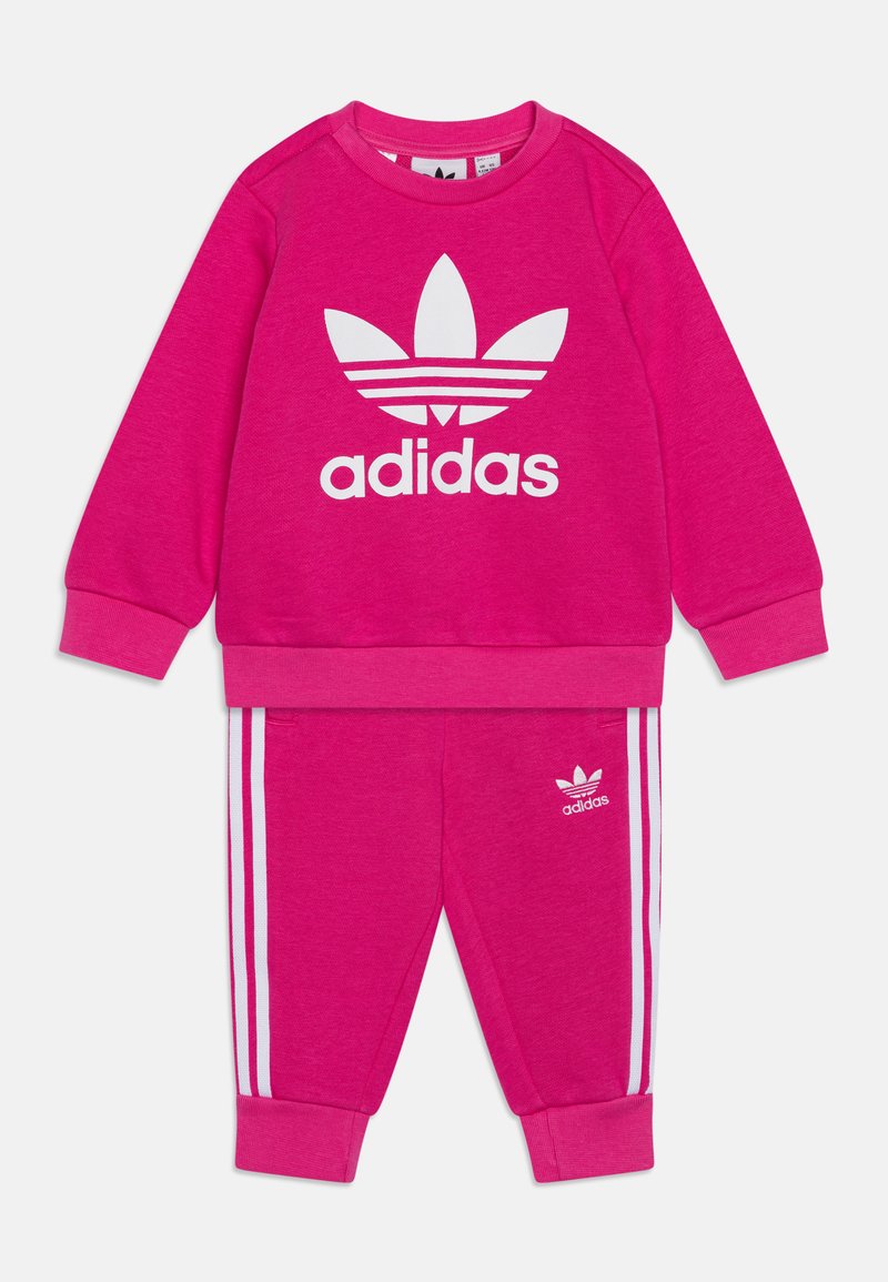adidas Originals CREW KIDS - Športni pulover - semi lucid fuchsia