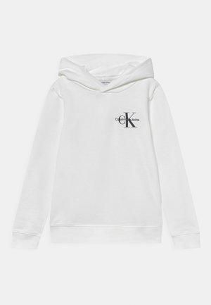 SMALL MONOGRAM HOODIE UNISEX - Pulover s kapuco - bright white