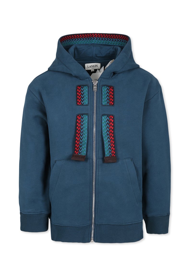 LANVIN Sweater met rits blauw