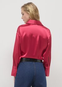 Calliope CROP SIMIL CON ARRICCIO - Camicia - fucsia