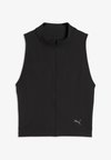 W CLOUDSPUN 1/4 ZIP TANK - Topp - puma black