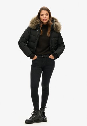 Superdry & Co EVEREST HOODED - Winterjas - black