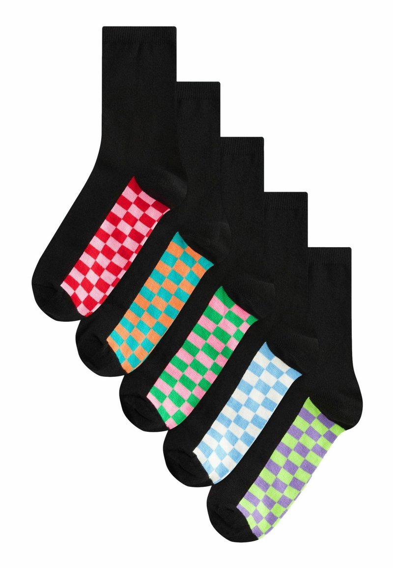 Next BEE 5 PACK  - Čarape - bright checkerboard