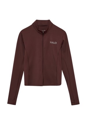 FULL ZIP - Træningsjakke - bitter chocolate