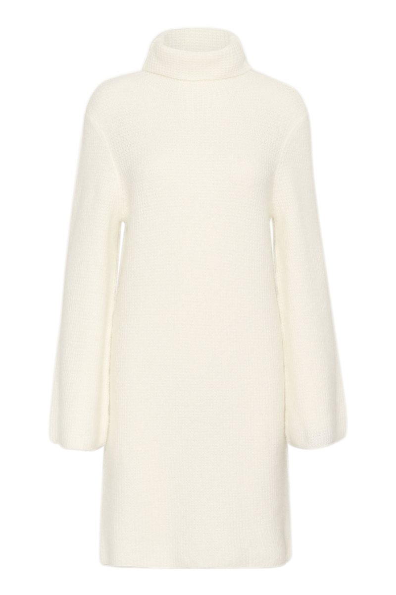 Gestuz Gebreide jurk crème Gestuz Gebreide jurk crème