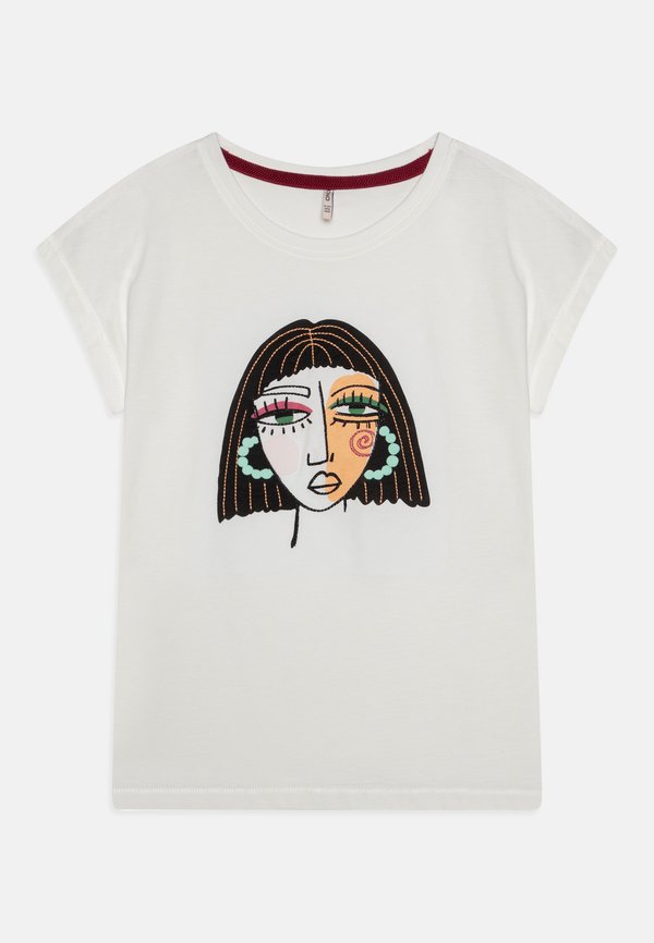 KOGLADY LIFE MIX - Print T-shirt - cloud dancer