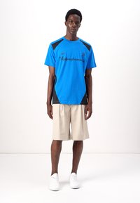 Replay SHORT SLEEVE GRAPHIC - T-shirts print - azzurro