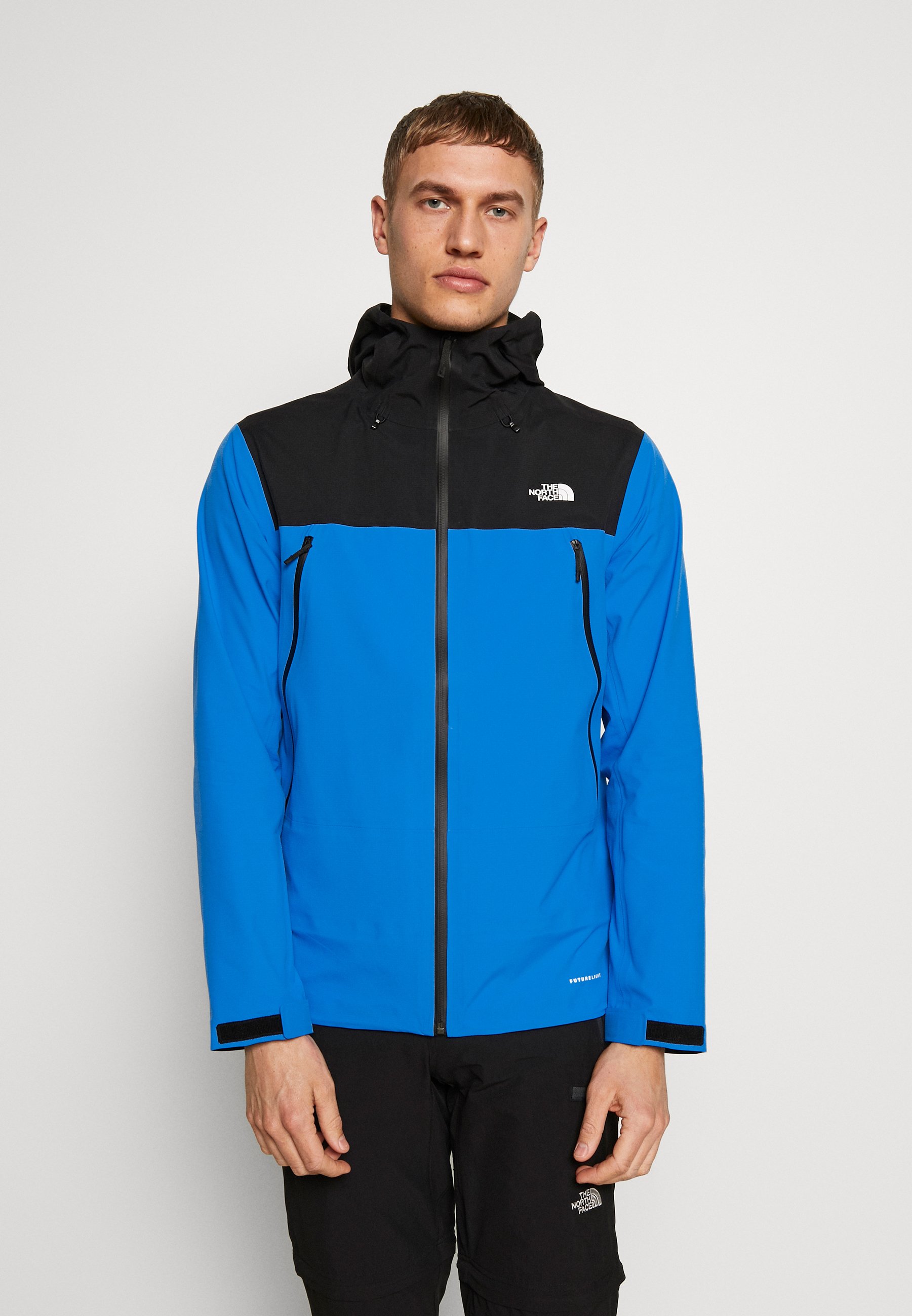 north face blue and black