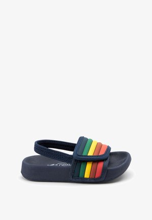 Plateausandalette - navy blue