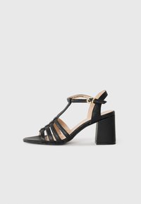 LEATHER - Aukštakulniai sandalai - black