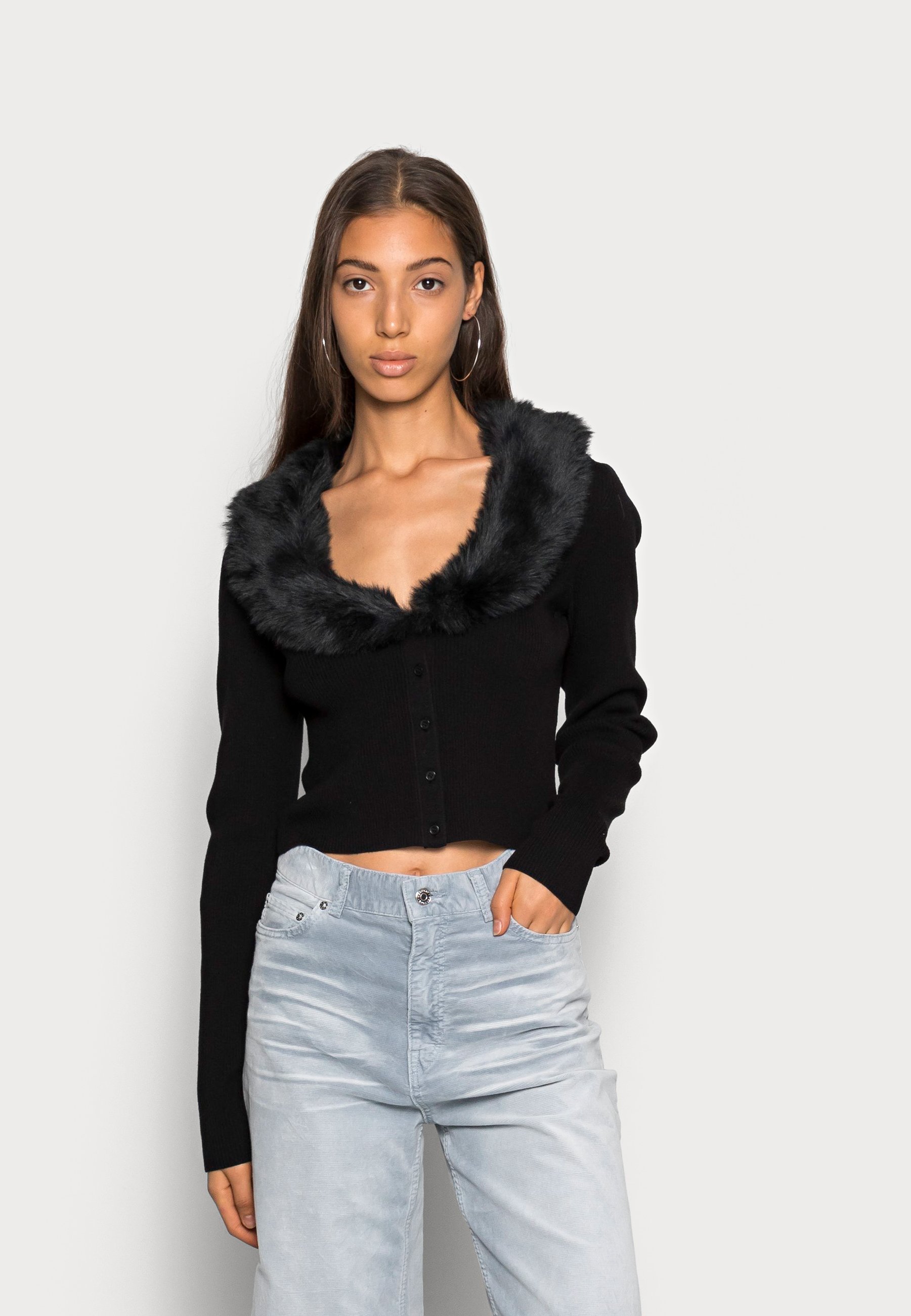 Weekday FURRY CARDIGAN - Cardigan 