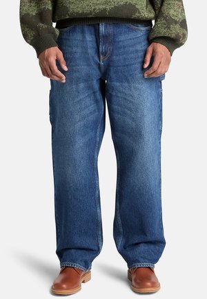 Timberland, CARPENTER DENIM PANTS. - Relaxed fit jeans - navy