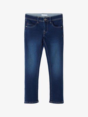 NKMSILAS PANT - Jeans slim fit - dark blue denim