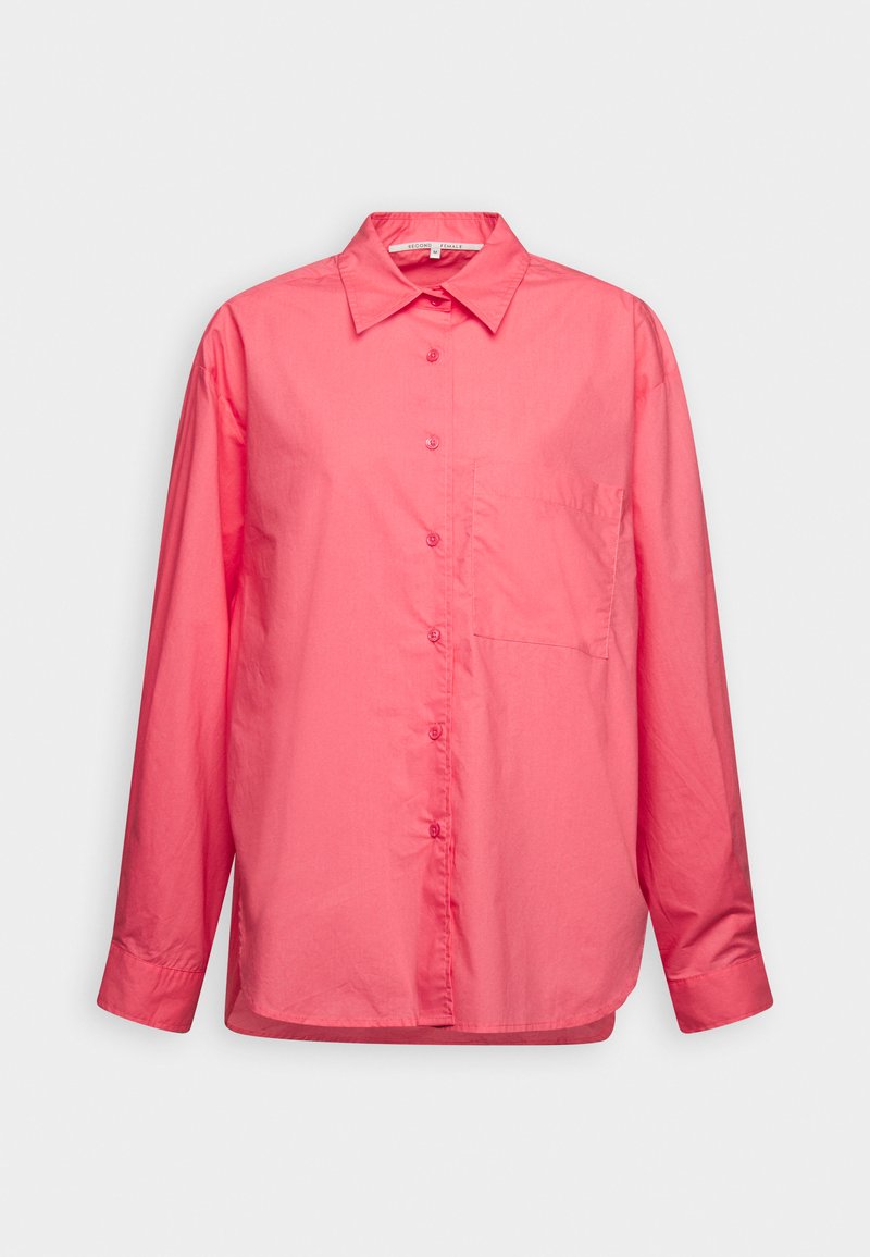 Second Female Overhemdblouse donkerroze