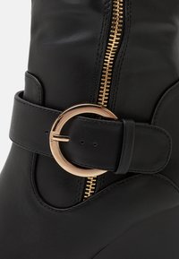 Anna Field Botas de cuña - black