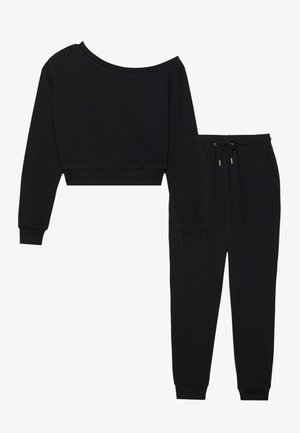 Even&Odd SET - Sweatshirt - black