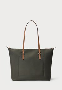 Lauren Ralph Lauren KEATON TOTE MEDIUM - Maisiņveida soma - dark olive