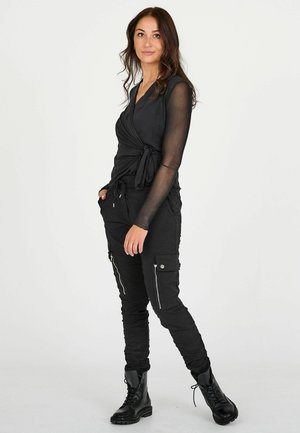 AGNA WRAP  - Blúz - solid black