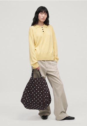 JJXX, TOTE BAG - Чанта за пазаруване - dark brown/light blue