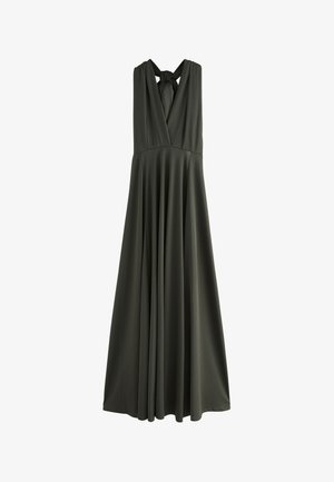 Next, MAXI - Vestito di maglina - dark green