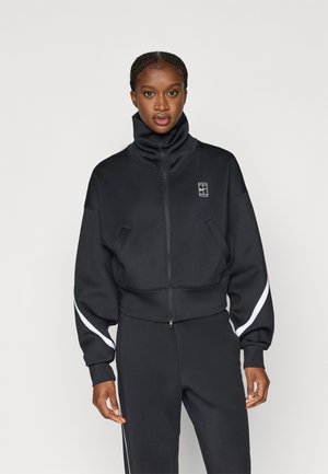 NIKECOURT ADVANTAGE JACKET - Sweat zippé - black/white