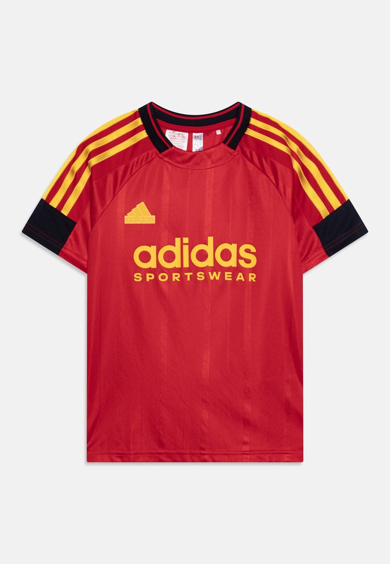 adidas Performance TIRO NATIONS PACK KIDS - Apdrukāts T-krekls - better scarlet/legend ink/bold gold