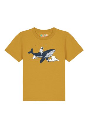 SPACEWHALE - T-Shirt print - ochre