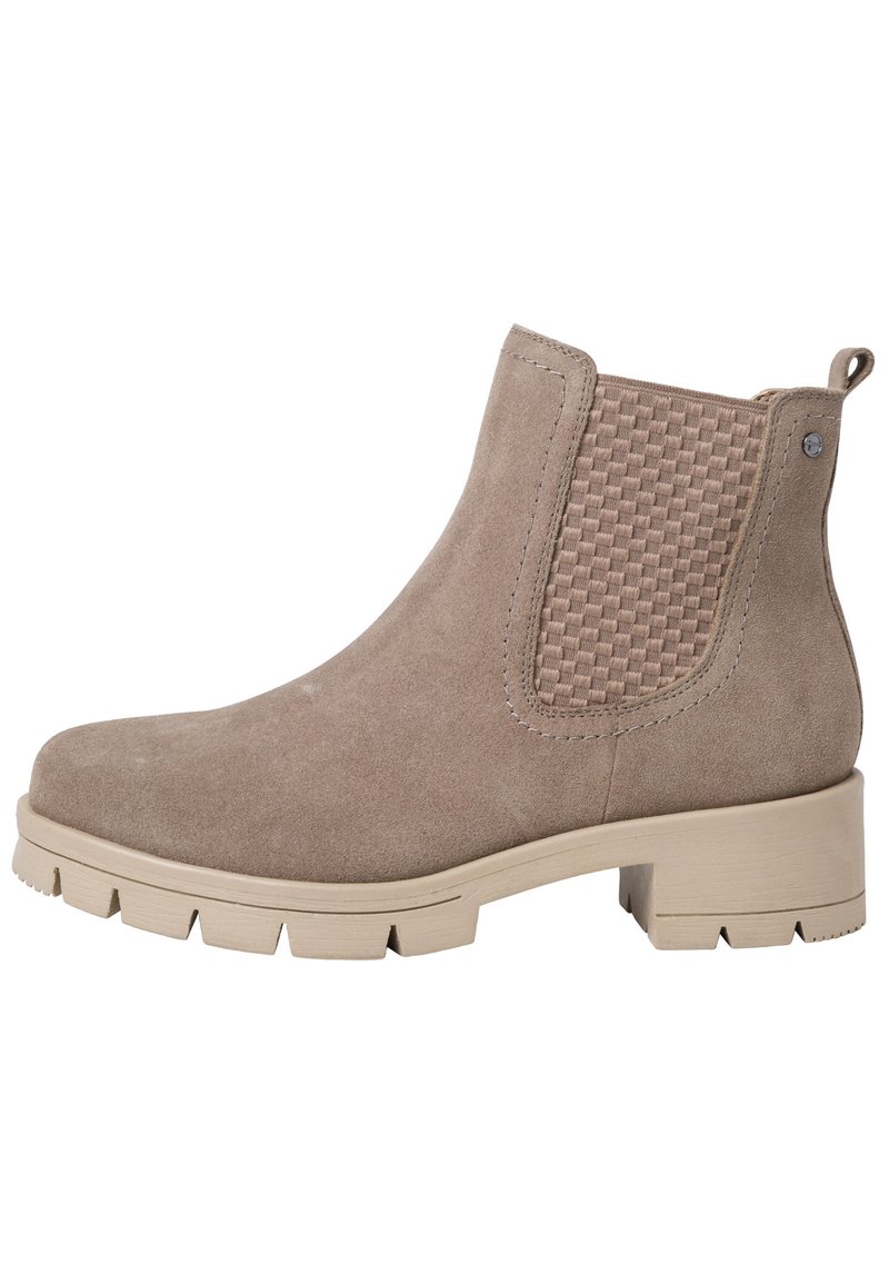 Tamaris COMFORT Platform ankle boots taupe suede/brown Zalando.ie