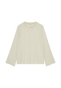 EASY SHAPE AT ROUND NECK SOLID - Μπλούζα με μακριά μανίκια - stony sand