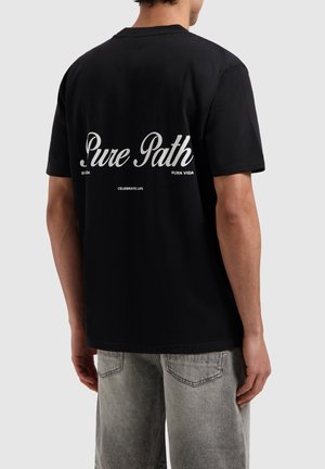 T-shirt print - black
