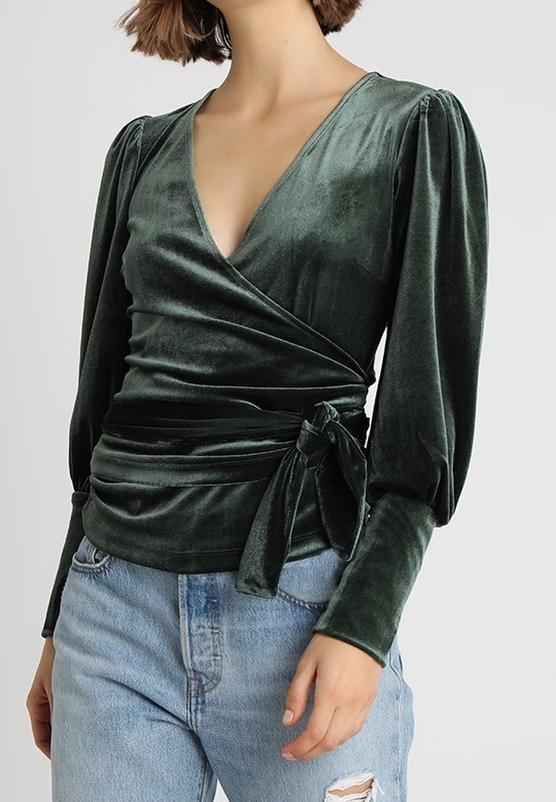 Envii Langarmshirt - dark green