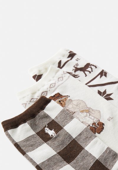 Polo Ralph Lauren CREW SOCK GIFT BOX 3 PACK - Socken - beige