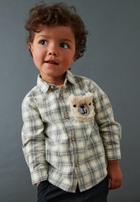 Next CHECK - Skjorter - ecru cream with character pocket