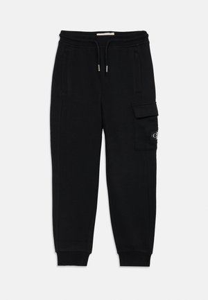 BADGE RELAXED PANTS - Pantalon de survêtement - black