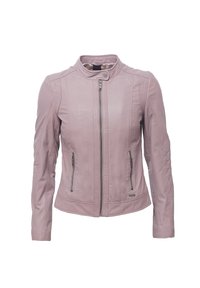 MARCIE - Lederjacke - mauve