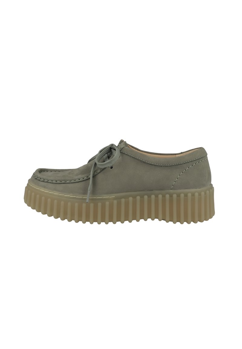 Clarks Rennot nauhakengät - light green