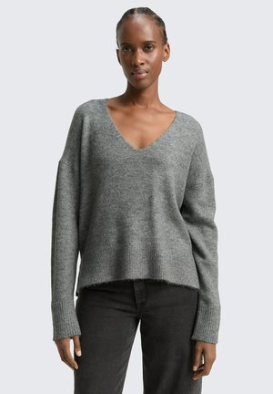 TOM TAILOR DENIM TOM TAILOR DENIM  - Pullover - stormy gray melange