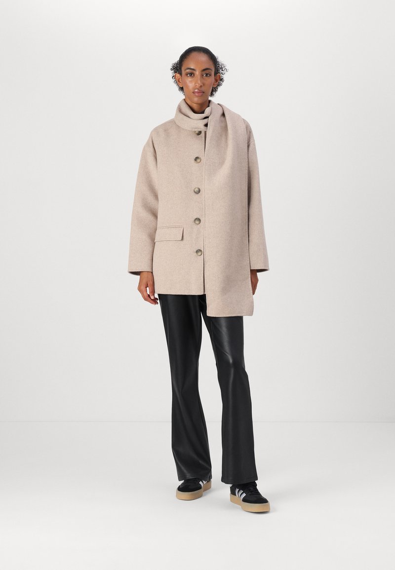 Selected Femme SLFPAM HANDMADE SCARF JACKET Klassikaline mantel