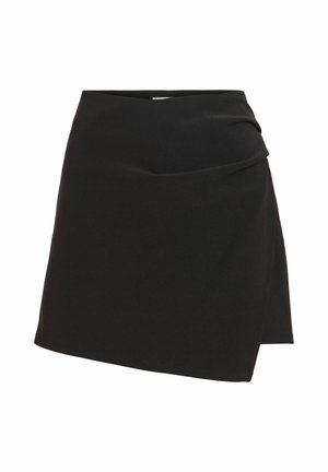 VILA, SKORT VIANYA HIGH WAIST - Jupe-short - black