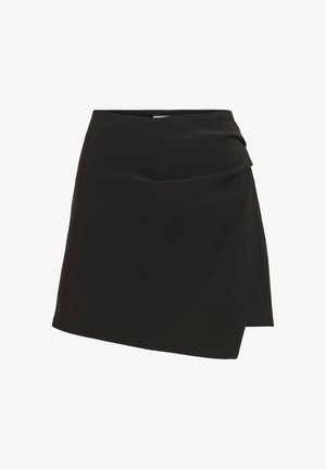 VILA, SKORT VIANYA HIGH WAIST - Jupe-short - black