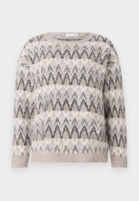 VIMARGI O NECK  - Jumper - natural/cloud dancer/falcon